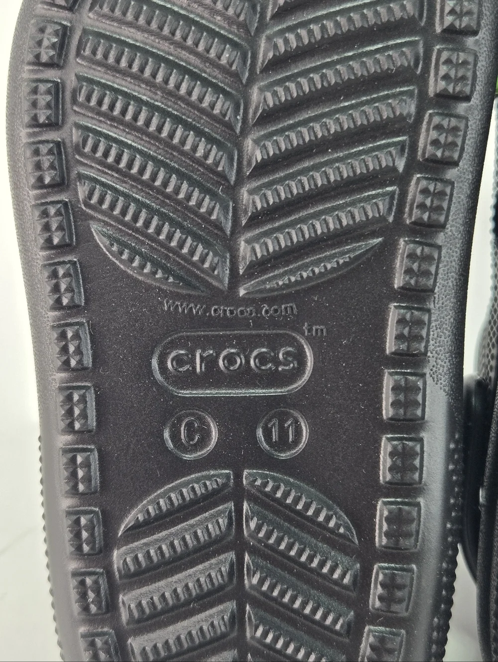 CROCS Unisex Classic Cutie Clog Black Slip-on Sandals Size C11 Toddler